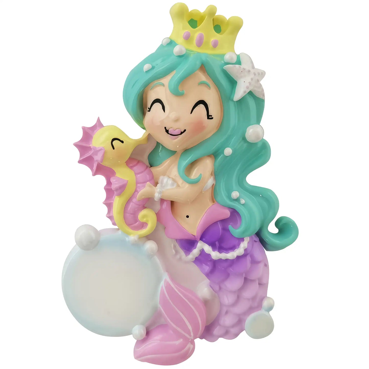 Mermaid Girl Christmas Ornament