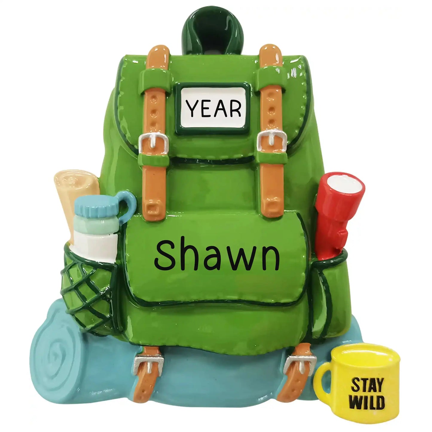 Hiking Backpack Christmas Ornament