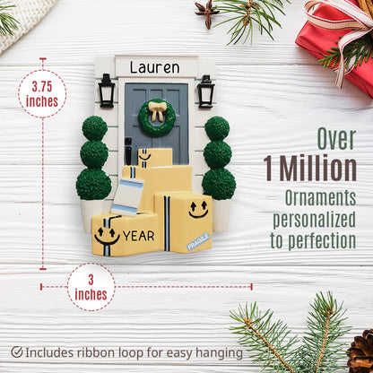 Online Shopping Delivery Christmas Ornament