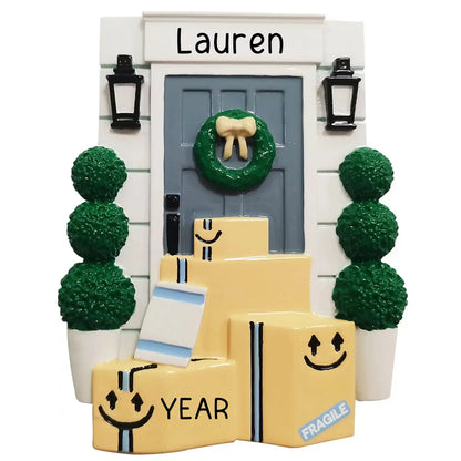 Online Shopping Delivery Christmas Ornament