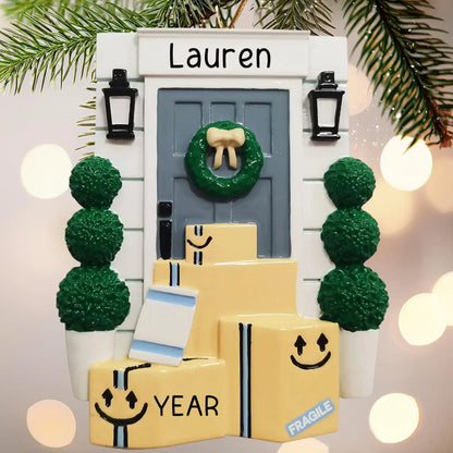 Adorno personalizado con entrega a domicilio para compras en línea 