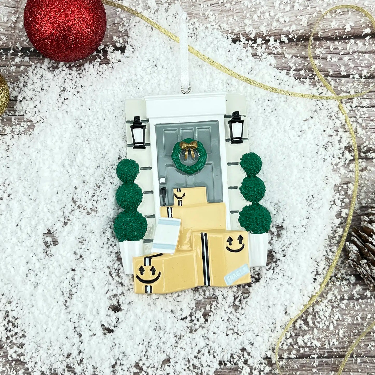 Adorno personalizado con entrega a domicilio para compras en línea 