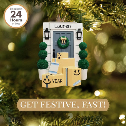 Adorno personalizado con entrega a domicilio para compras en línea 