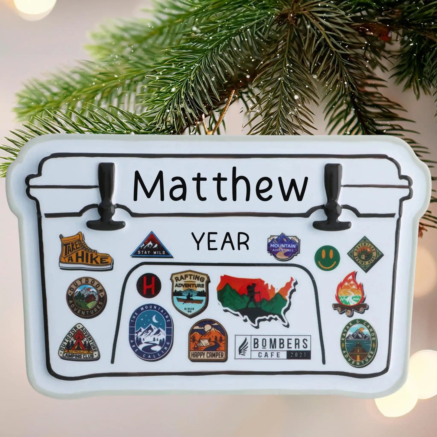 Adorno navideño Yeti Cooler 