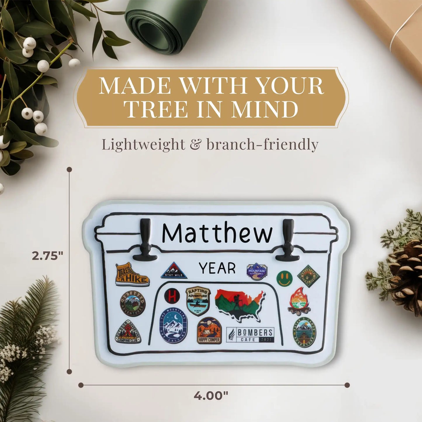 Adorno navideño Yeti Cooler 