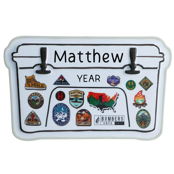 Yeti Cooler Personalized Ornament