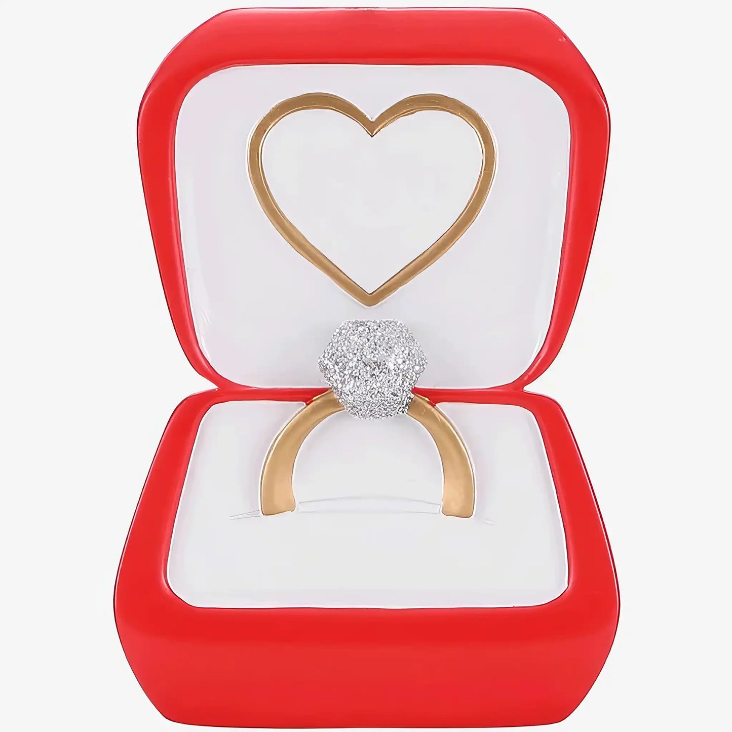 Engagement Ring Christmas Ornament - Box