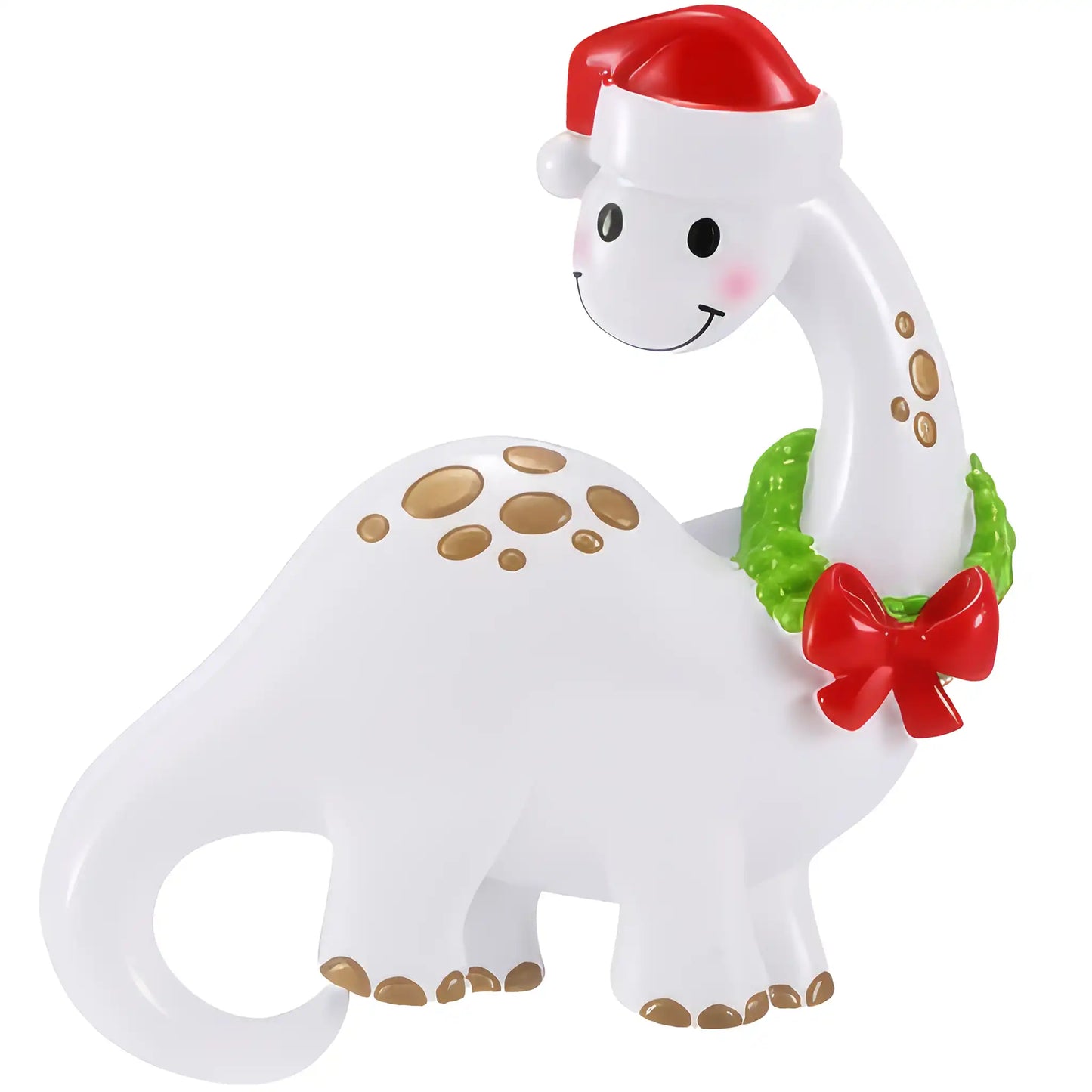 Dinosaur Personalized Ornament - White