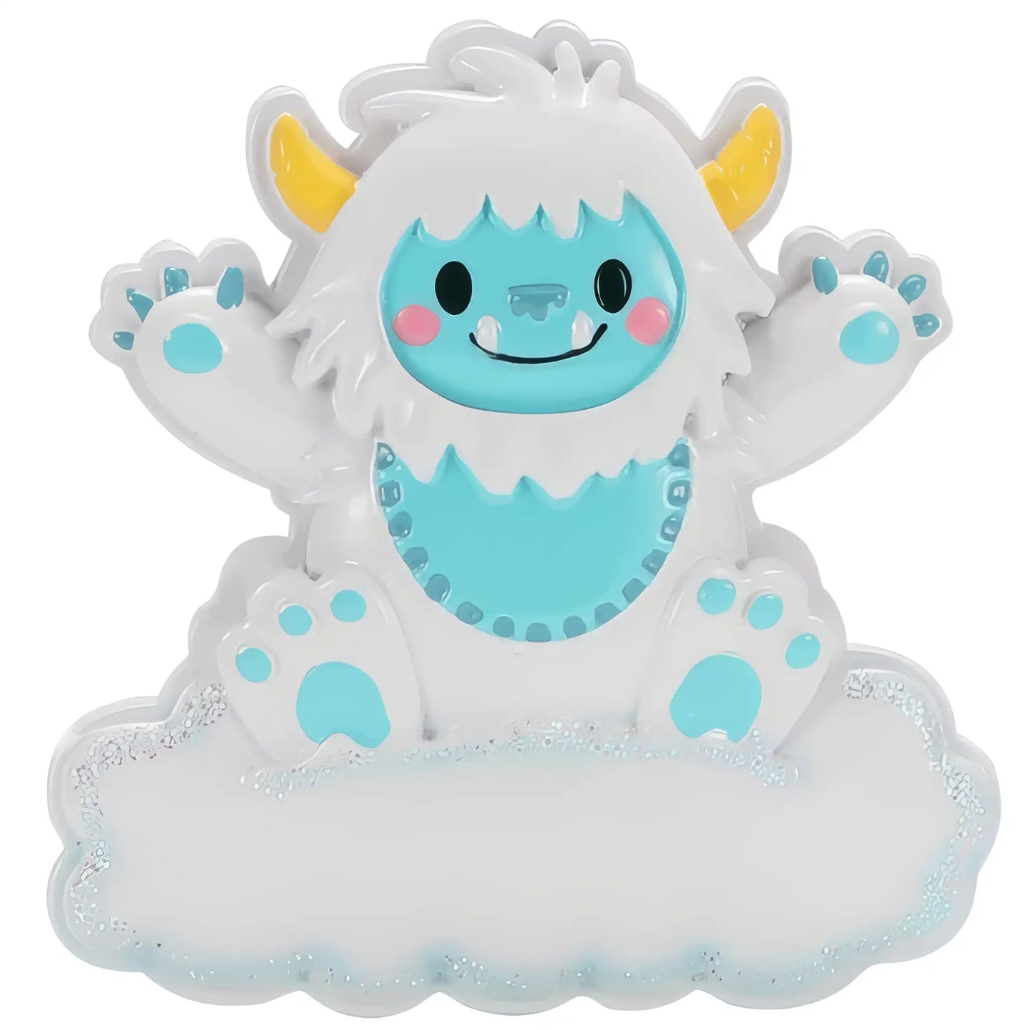 Baby Boy Yeti Christmas Ornament