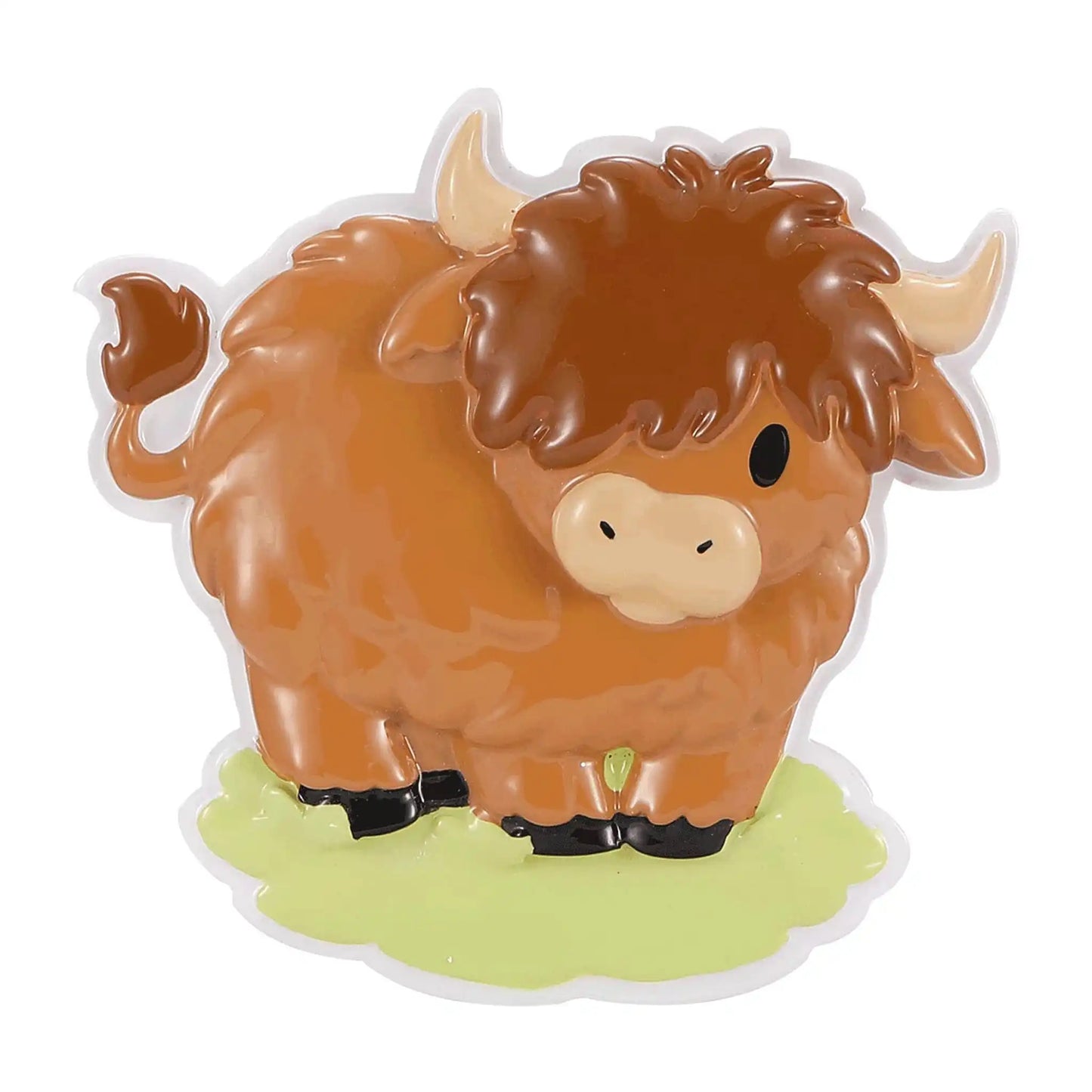 Highland Cow Christmas Ornament