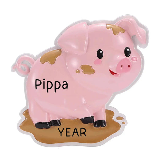 Pig Christmas Ornament