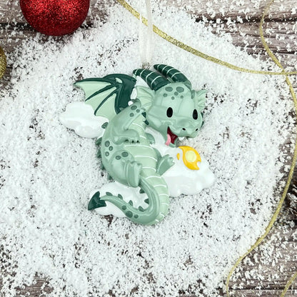 Green Dragon Personalized Ornament