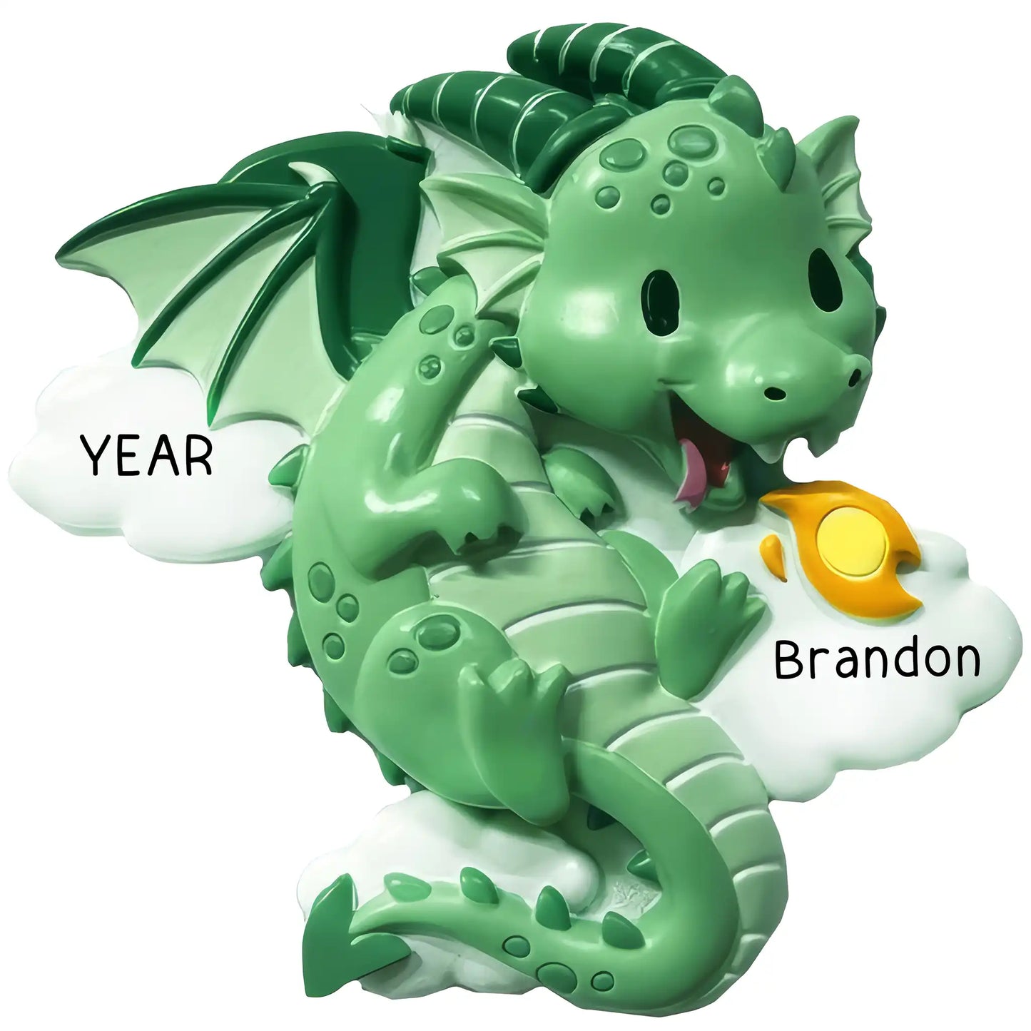 Green Dragon Christmas Ornament