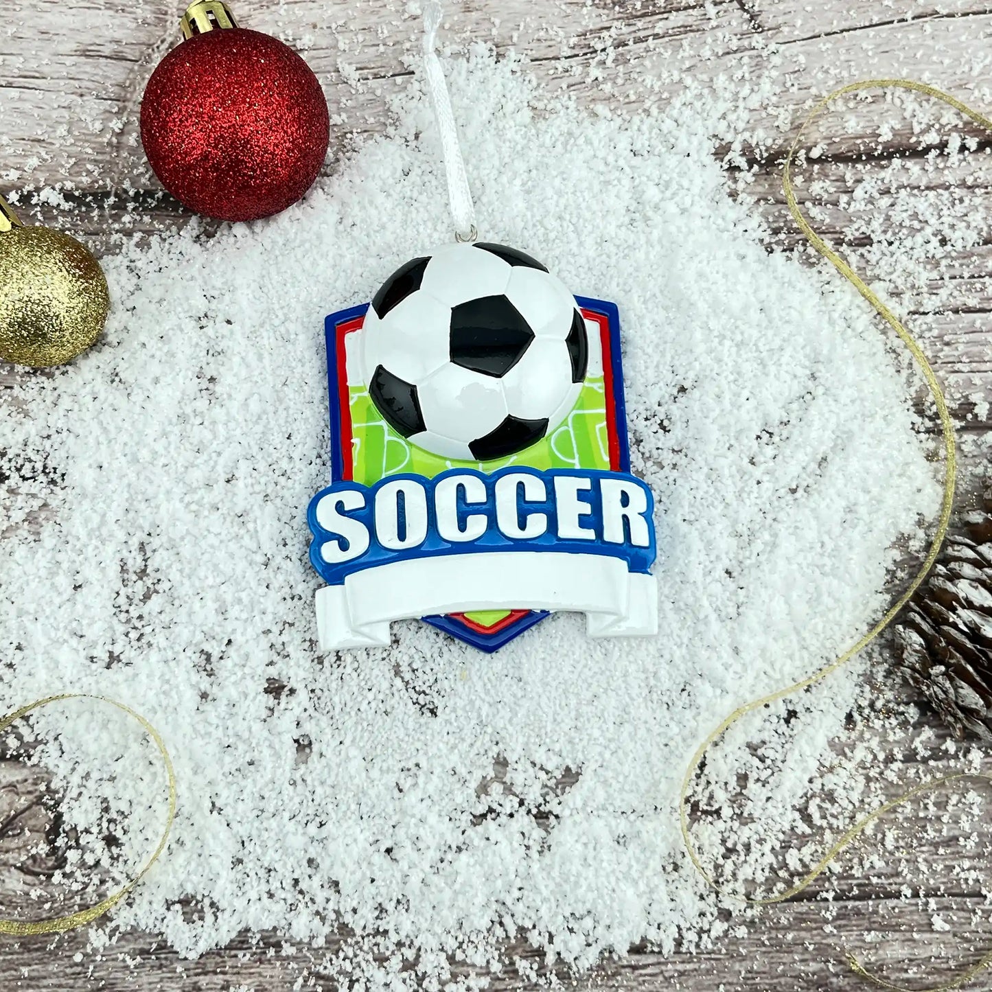 Soccer Christmas Ornament - Collage