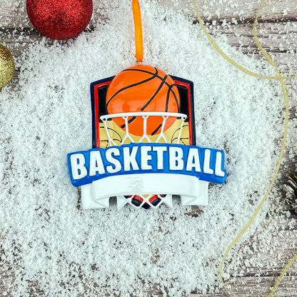 Adorno navideño de baloncesto - Collage