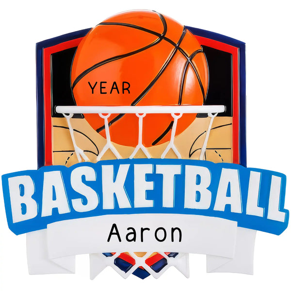 Adorno navideño de baloncesto - Collage