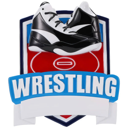 Wrestling Christmas Ornament - Collage