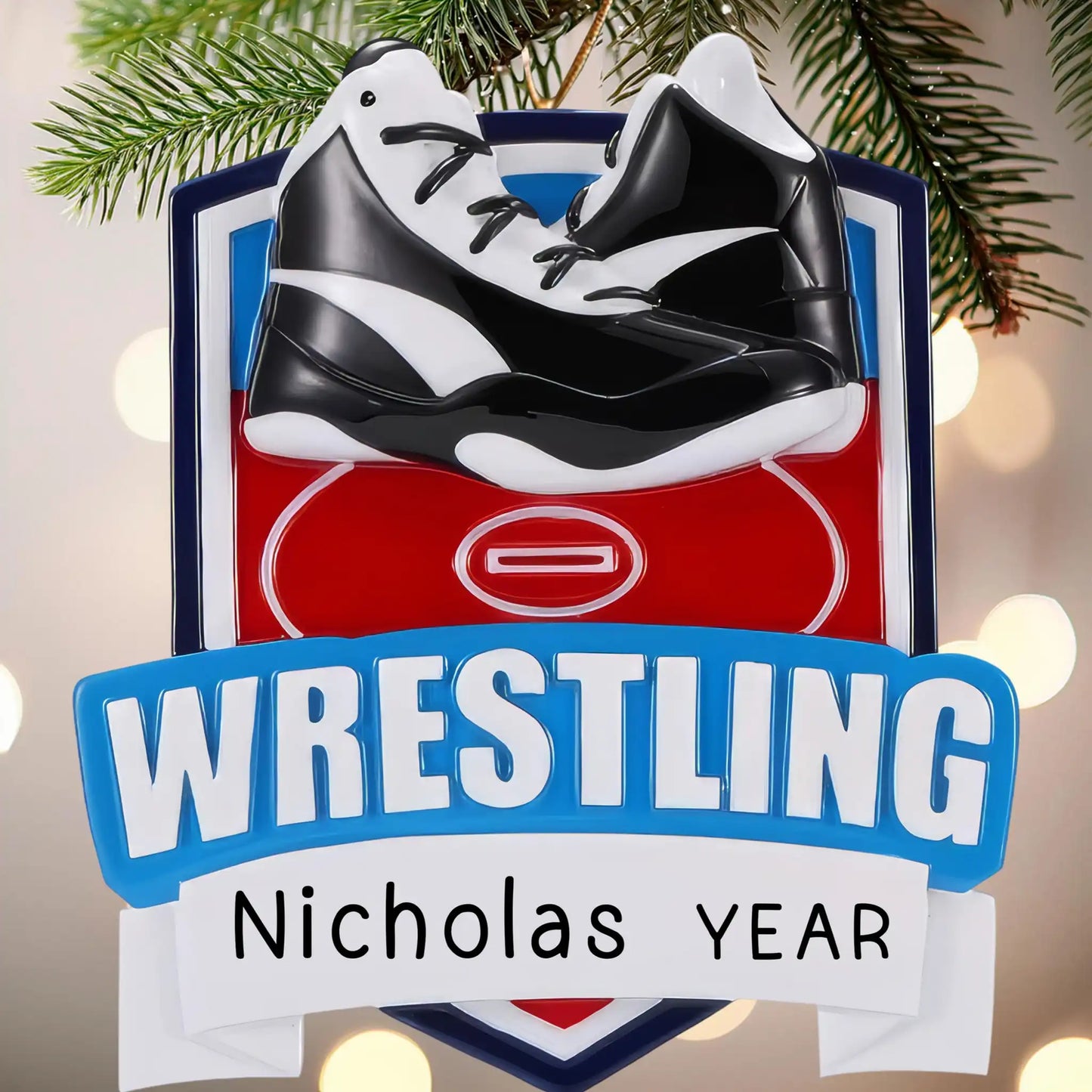 Adorno personalizado de lucha libre - Collage