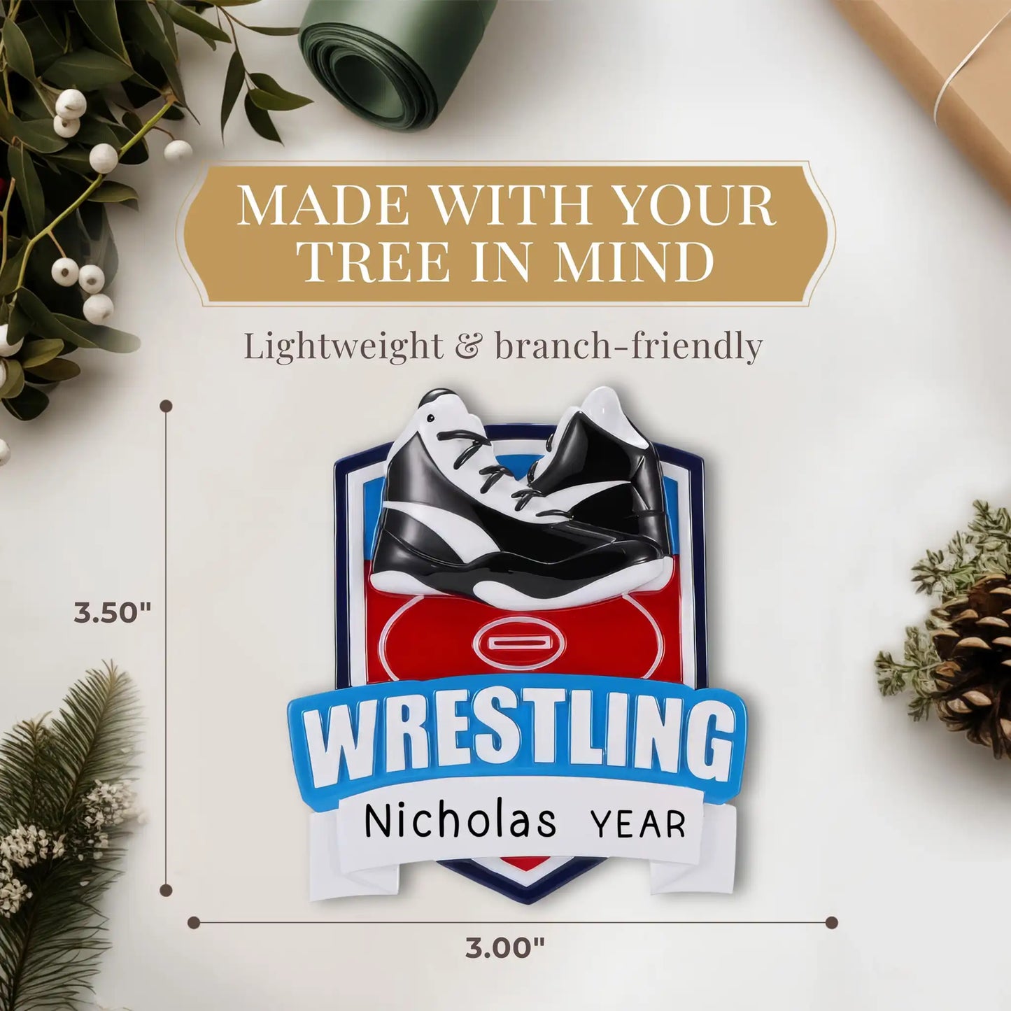 Adorno personalizado de lucha libre - Collage