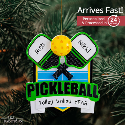 Pickleball Personalized Ornament