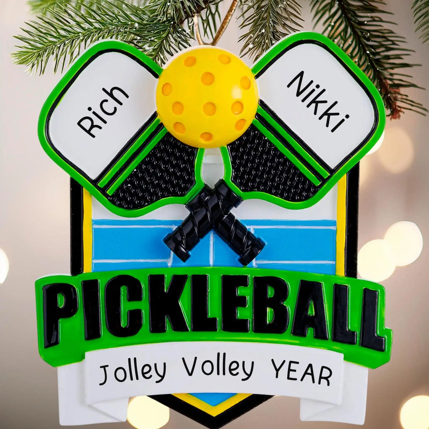 Pickleball Personalized Ornament