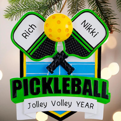 Pickleball Personalized Ornament