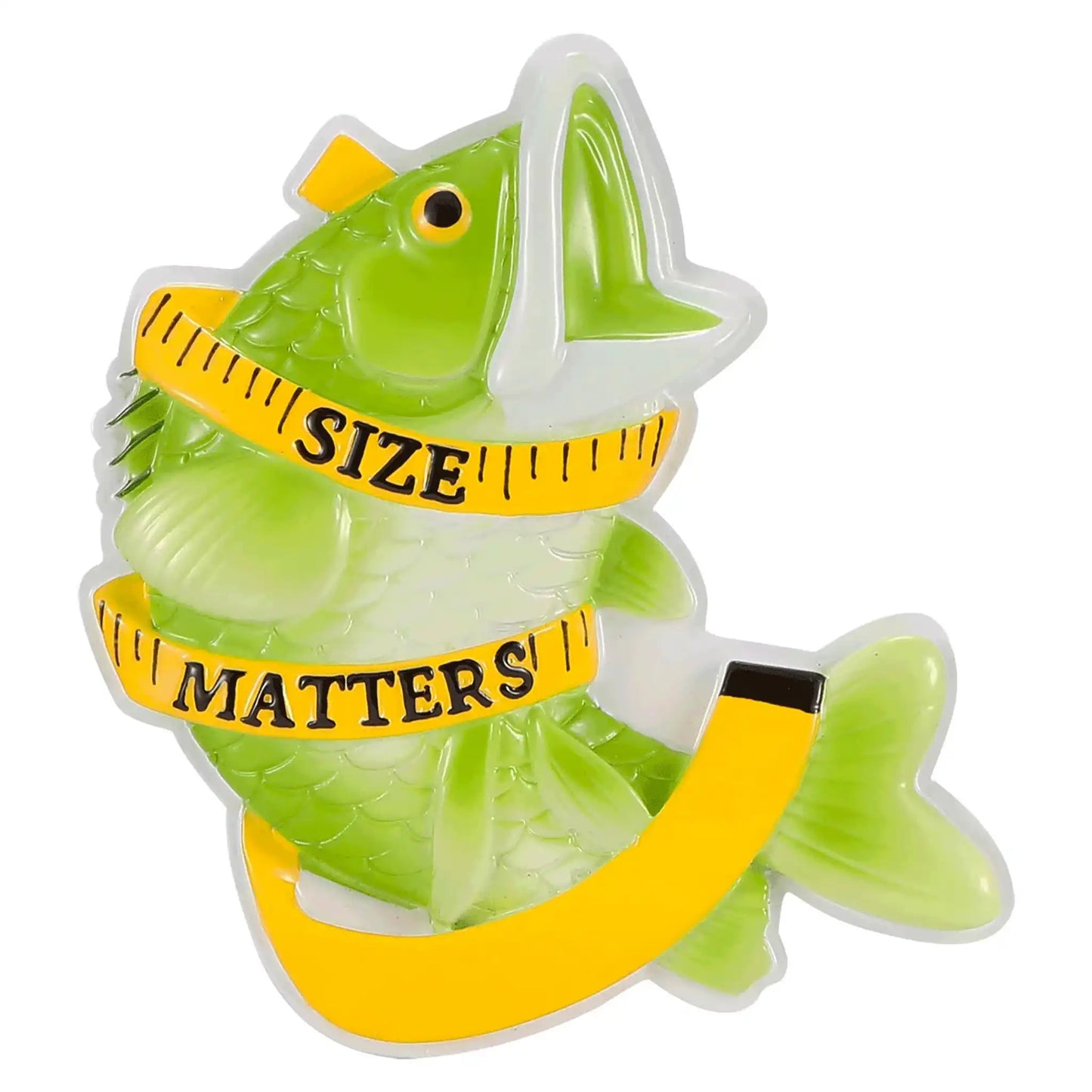 Bass Fishing Size Matters Christmas Ornament