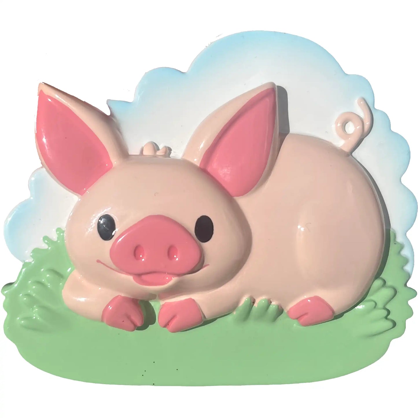 Cute Pig Personalized Ornament