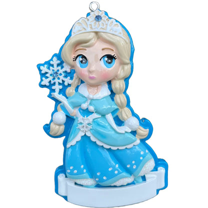 Frozen Ice Princess Personalized Ornament