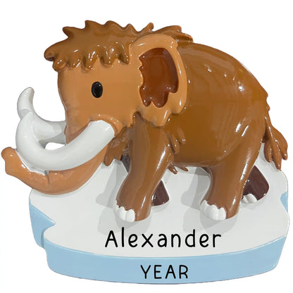 Woolly Mammoth Personalized Ornament