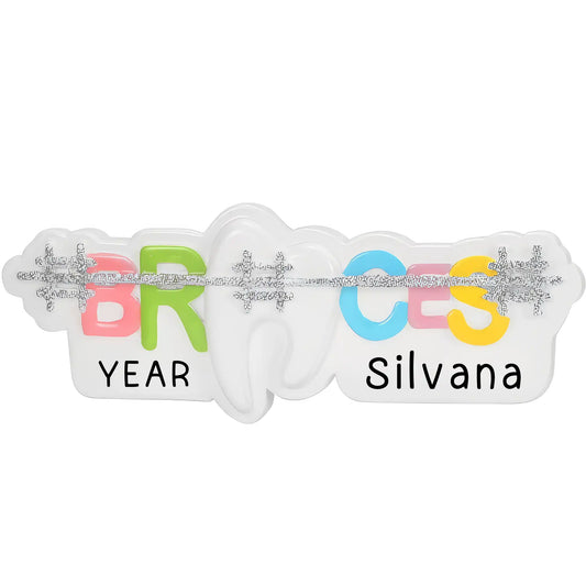 Braces Personalized Ornament