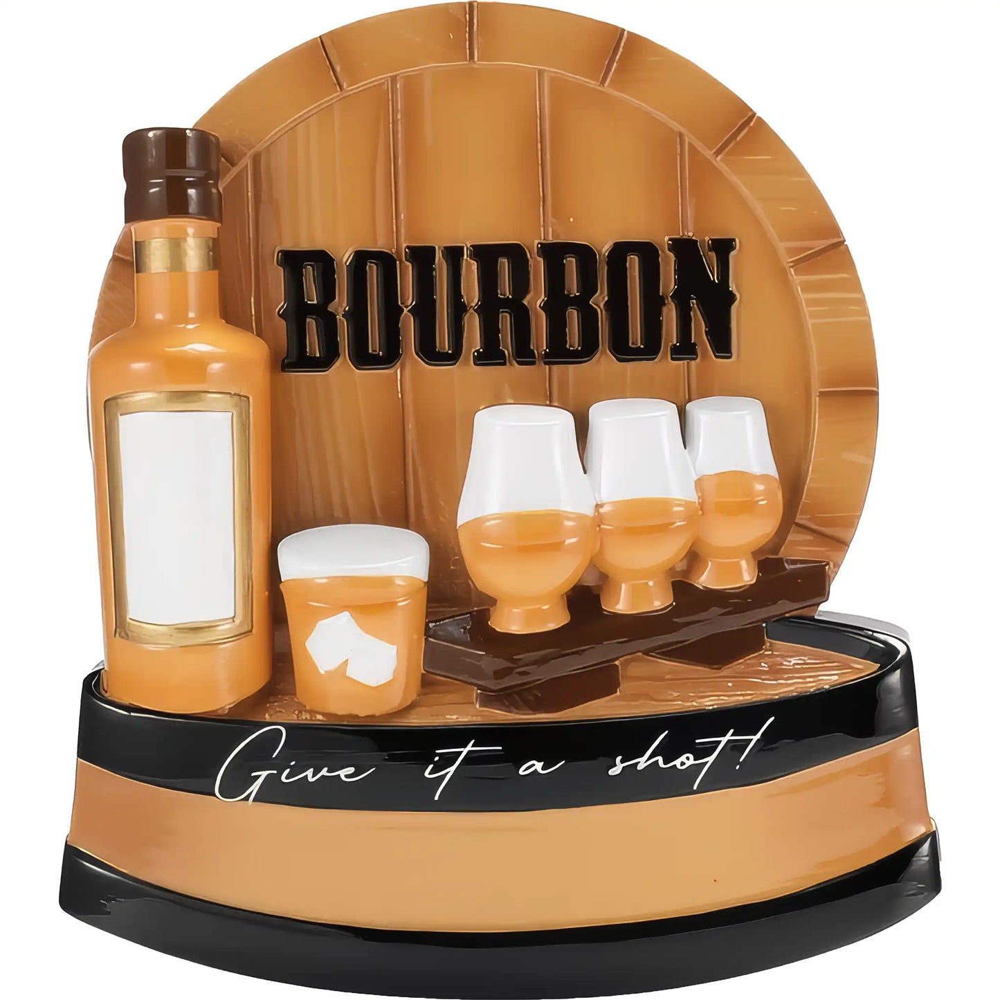 Bourbon Tasting Christmas Ornament