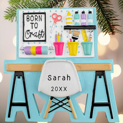 Adorno personalizado para mesa de artes y manualidades