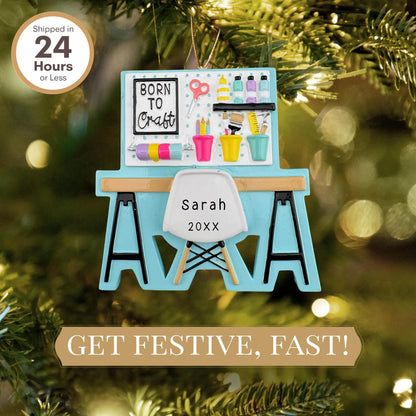 Adorno personalizado para mesa de artes y manualidades