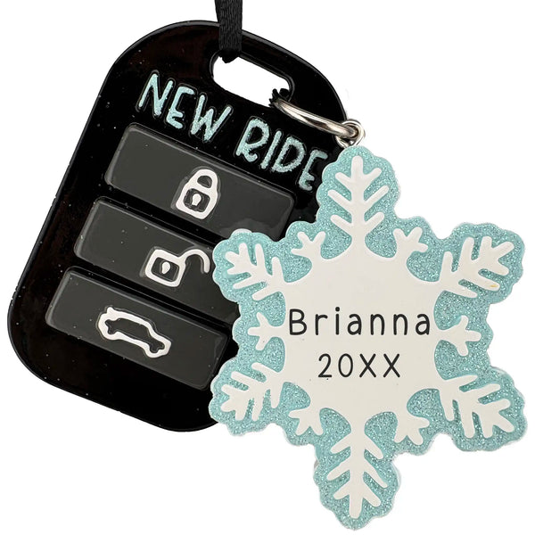 New Car Key Fob Personalized Ornament