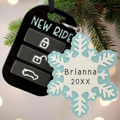 New Car Key Fob Personalized Ornament