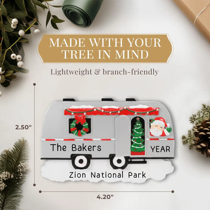 Adorno de caravana personalizado Airstream