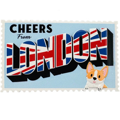London Postcard Personalized Ornament