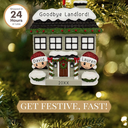 New Home Couple Personalized Ornament