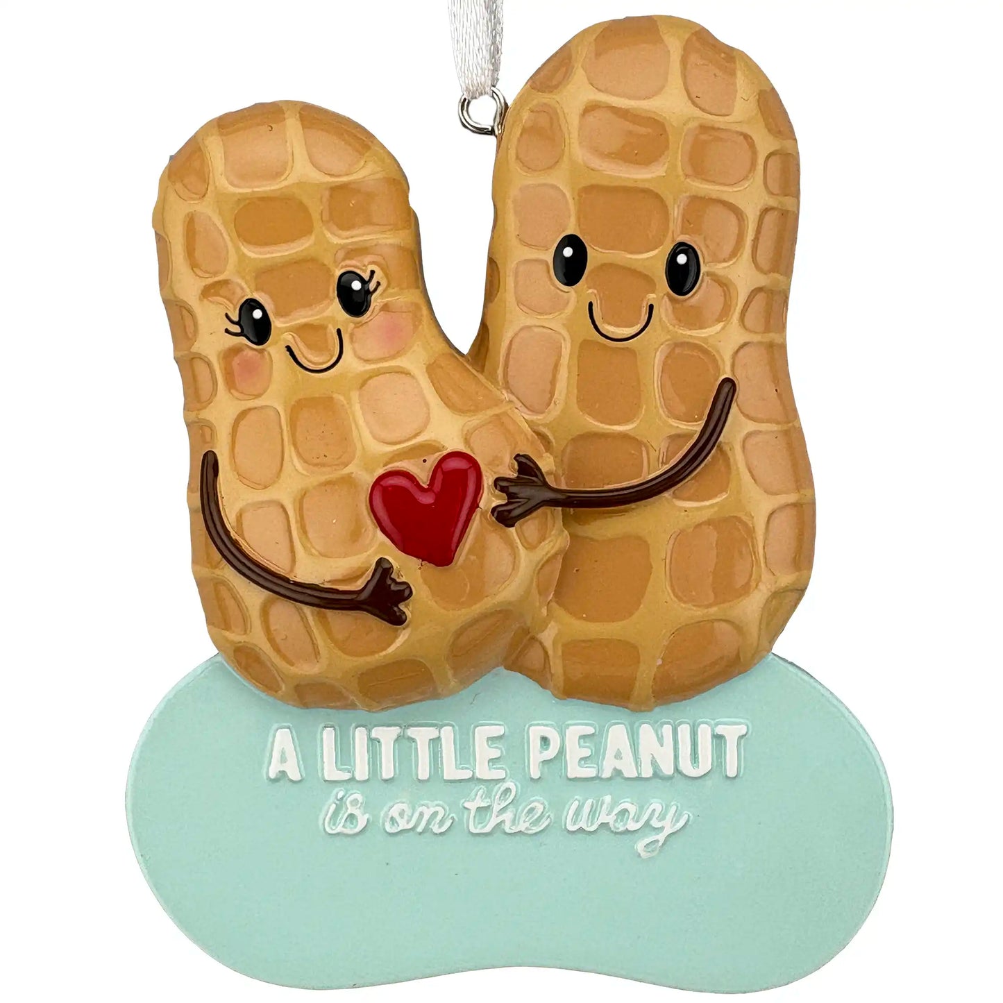 Little Peanut Expecting Personalized Ornament