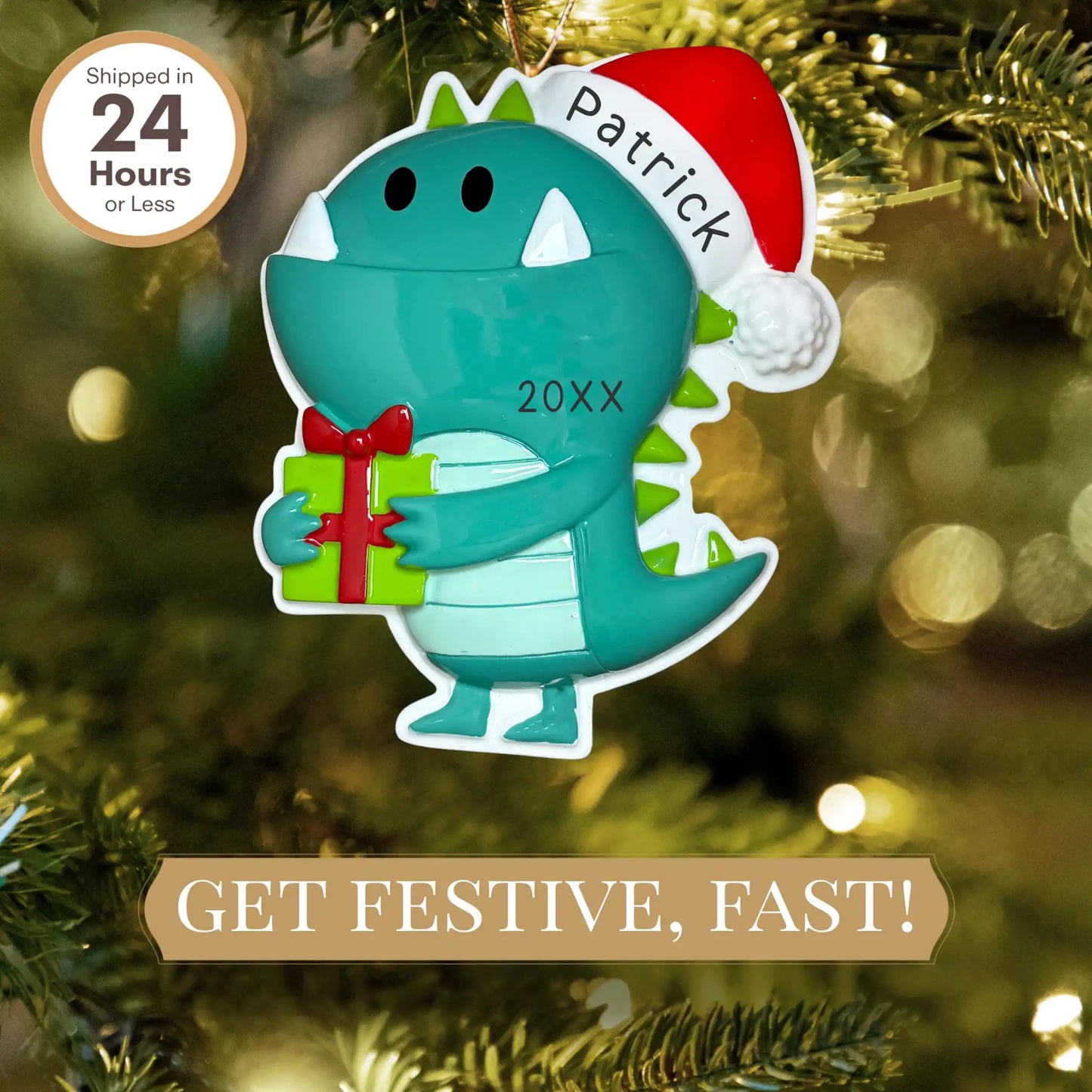 Christmas Monster Personalized Ornament