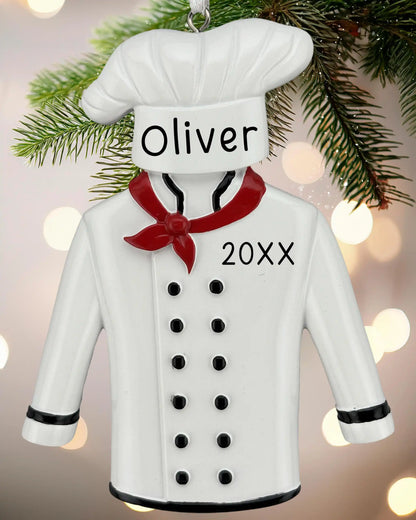 Adorno personalizado de uniforme de chef 