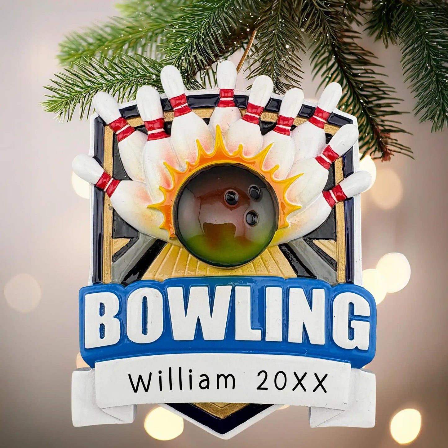 Adorno personalizado de Bowling Strike