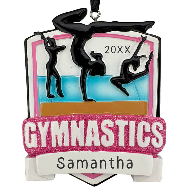 Gymnastics Meet Personalized Ornament