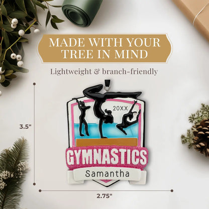 Gymnastics Meet Personalized Ornament