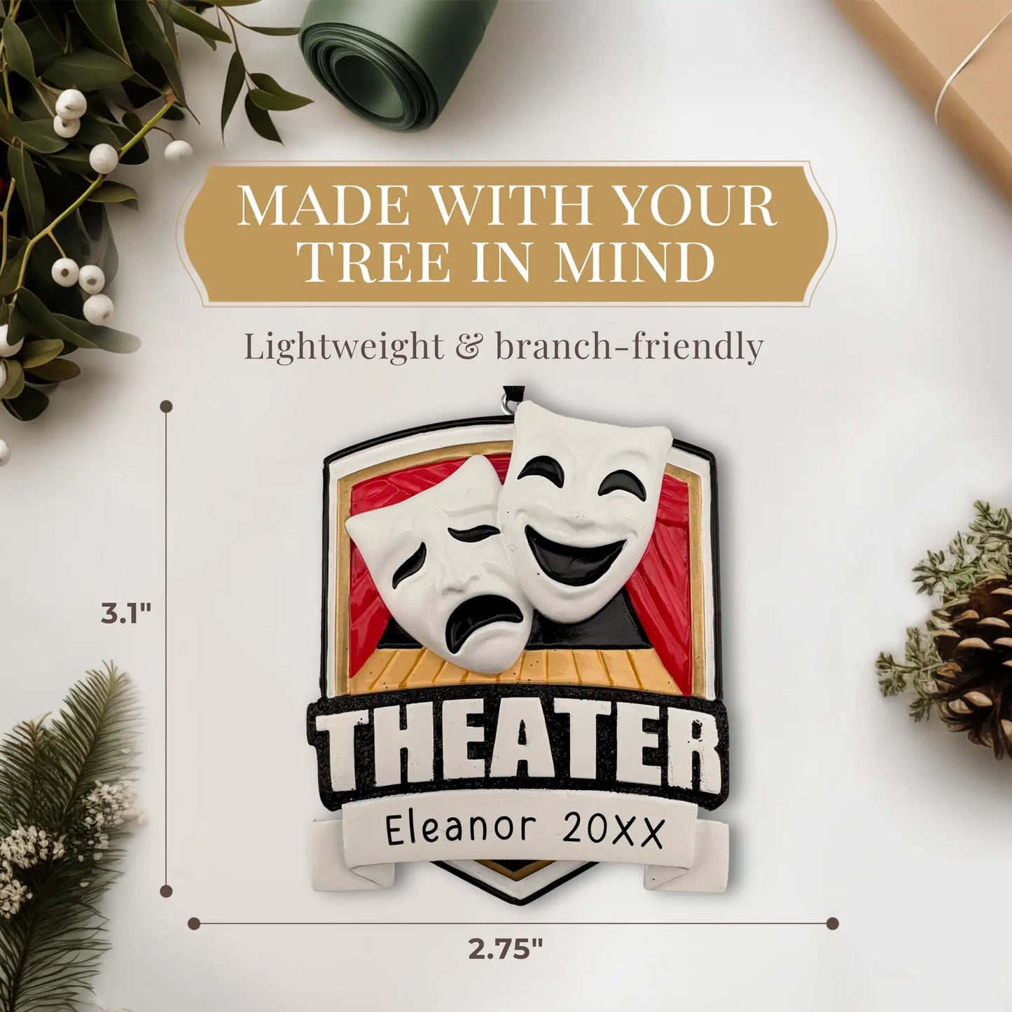 Theater Personalized Ornament