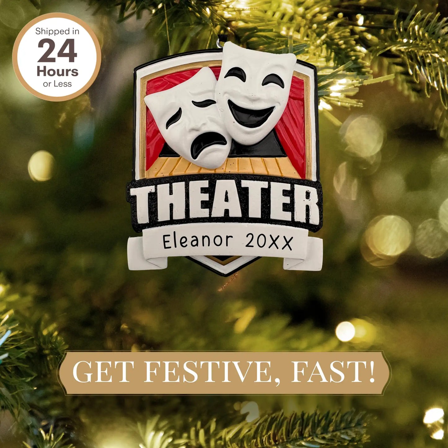 Theater Personalized Ornament