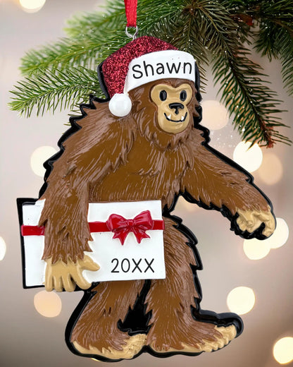 Yeti Big Foot Personalized Ornament