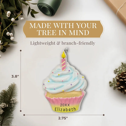 Birthday Cakecake Personalized Ornament