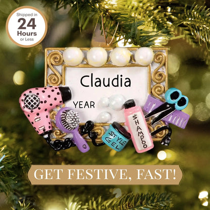 Adorno personalizado de estilista